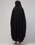 Muslim Smoking Sleeve Resham Embroidery Irani Kaftan In the Shade of Black